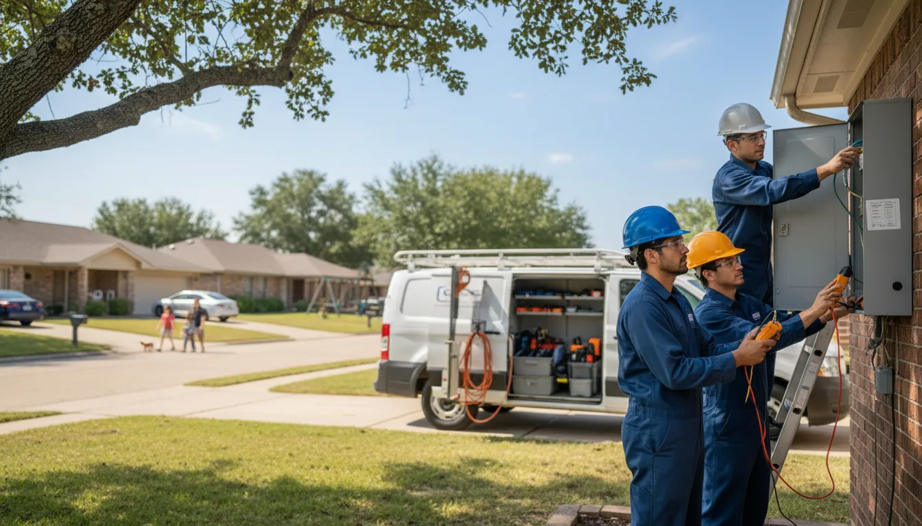 Certified electrician providing emergency electrical services in Bedford, KY